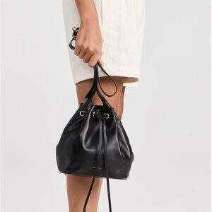 Anine Bing mini Alana bucket bag - black